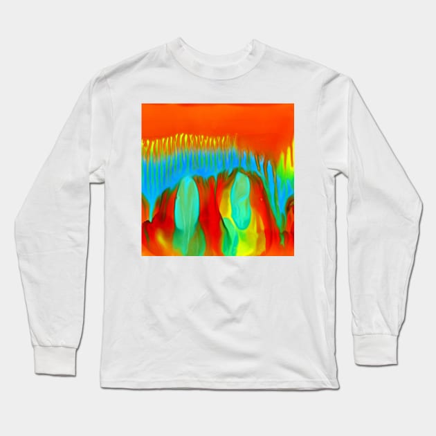 Treeline on the Ridge Long Sleeve T-Shirt by DANAROPER